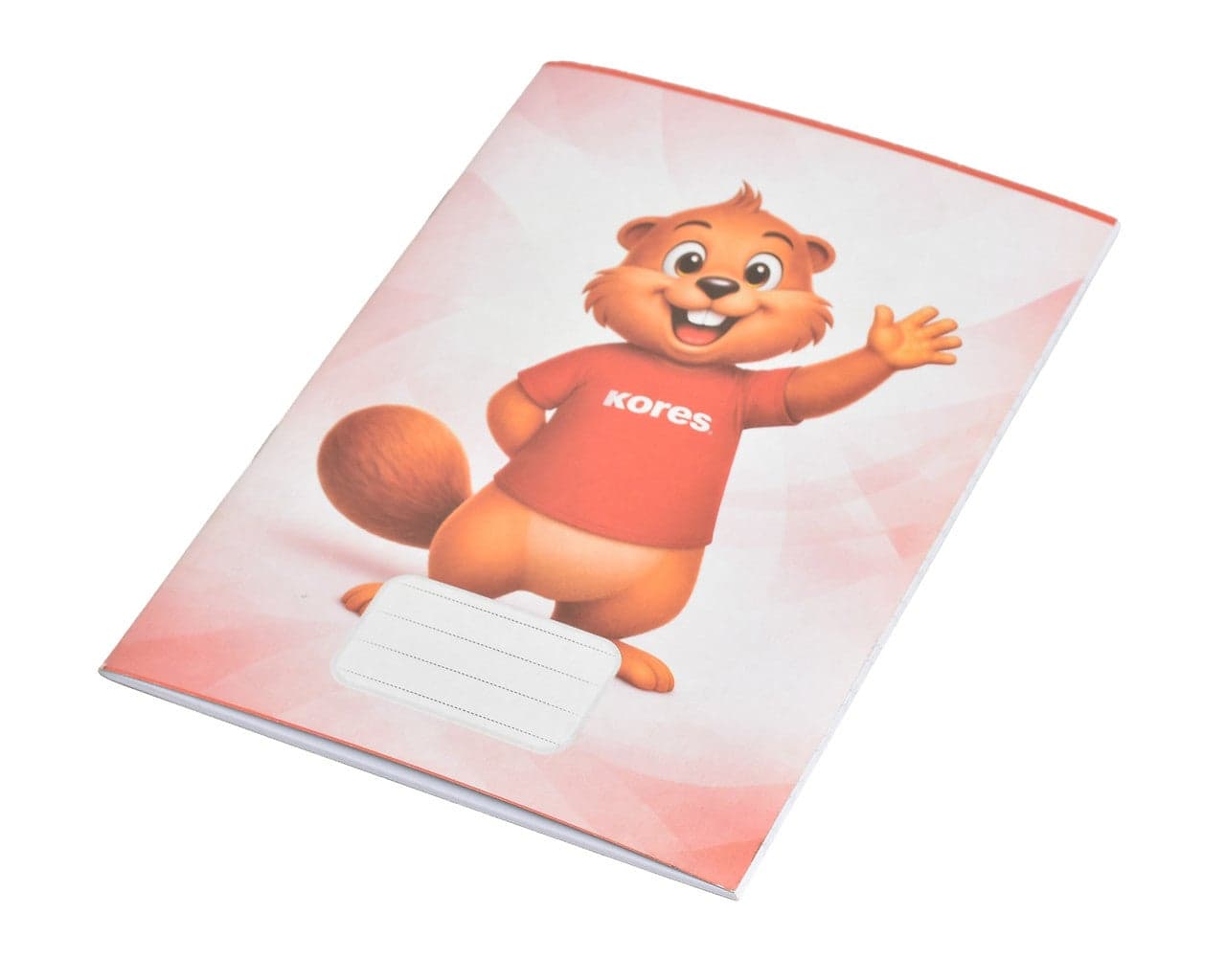 Extra Line Stapled School English Notebook 40 Sheets Welcoming Squirrel Duplex Cover 16 x 22.5 cm