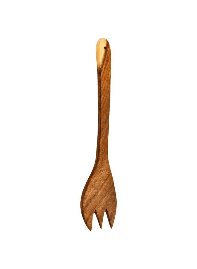 Senzo - Wooden Serving Fork - Wood - 31cm Serving Pieces