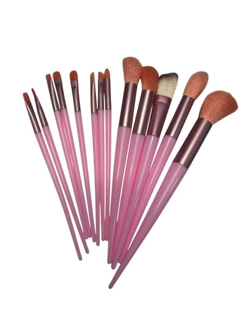 13-piece professional multi-purpose makeup brush set, assorted colors