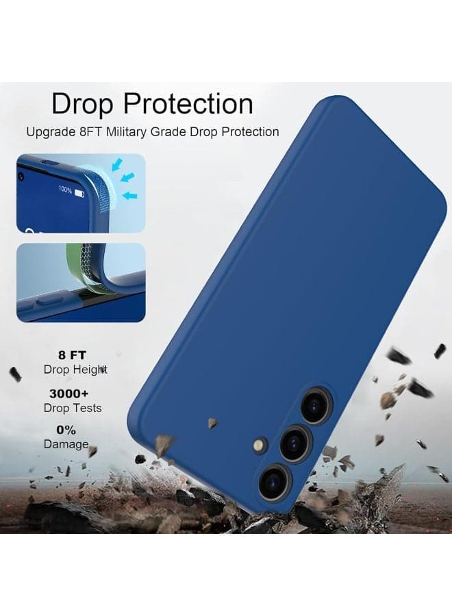Protective case for Galaxy A57 phone with a slim design made of soft thermoplastic polyurethane with flexible matte silicone for Samsung Galaxy A57 phone (Blue) Cases & Covers (٤)