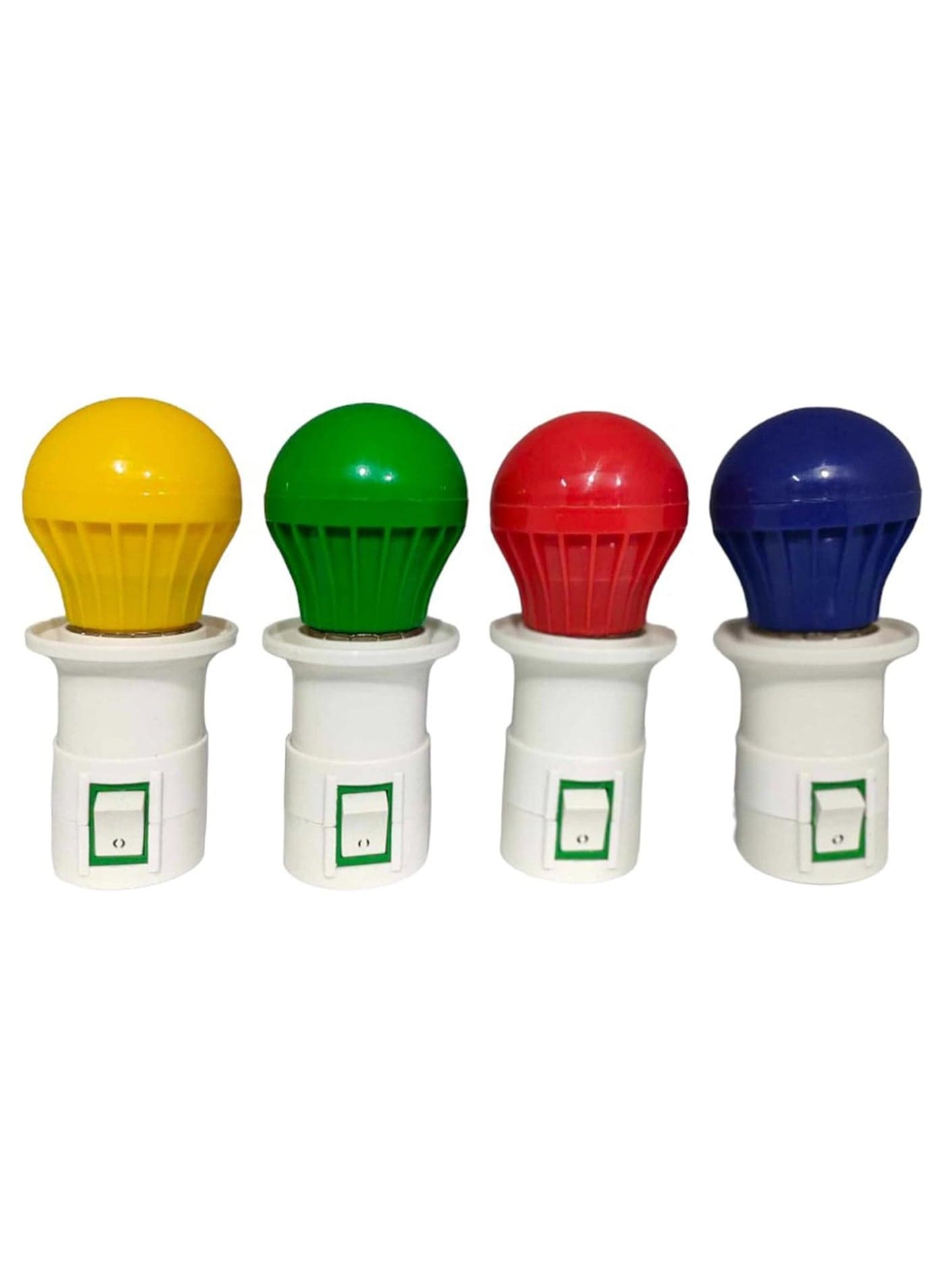 1.5W LED Night Light Bulb for Party Decoration + Screwdriver with Switch to Turn Bulbs Directly On (Green, Small) (٣)