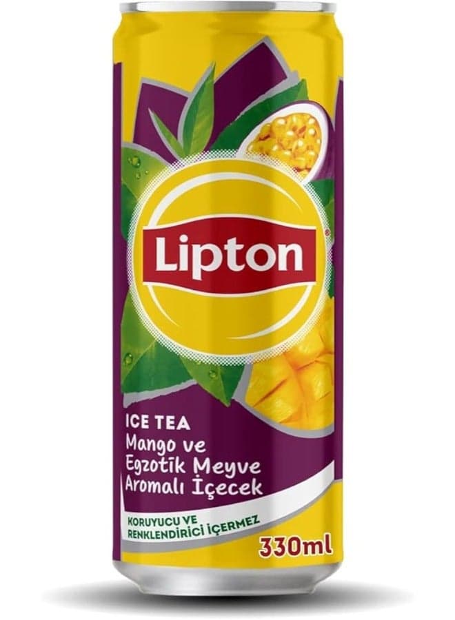 Refreshing Mango Flavored Iced Tea Drink 330ml