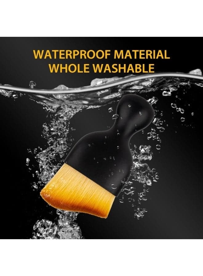 Car Interior & Exterior Cleaning Brush – Soft Bristles for Dusting, Detailing, Washing, Dashboard, AC Vents, Leather, and Engine Cleaning-2pcs (٥)