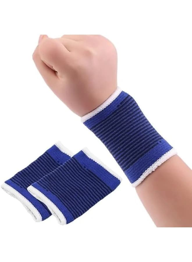 Professional Sports Wrist Brace Elastic Wrist Support Wrist Support Reduce Injuries During Exercise – 1 Pair Bruise Resistant for Basketball, Volleyball, Weightlifting, Fitness Wrist Guards (2)