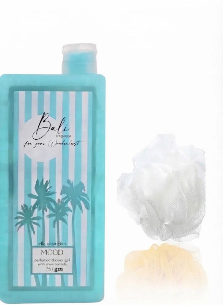 Mood Shower Gel Bali 750 Gm + Lofa Multi Color Shower Gels & Body Wash (٥)
