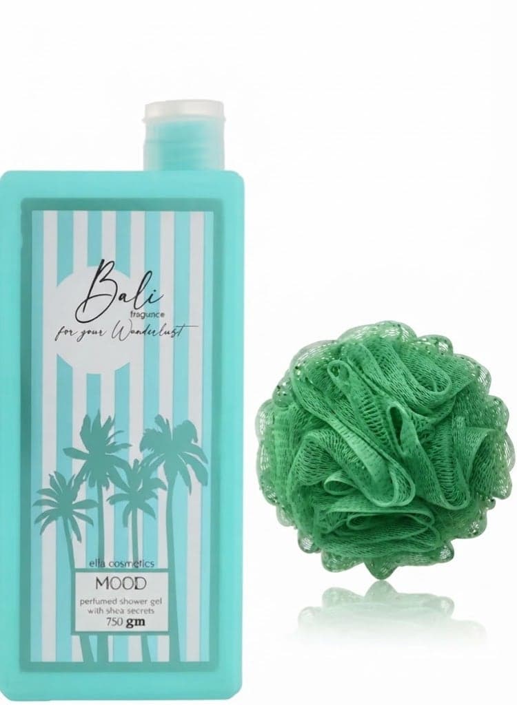 Mood Shower Gel Bali 750 Gm + Lofa Multi Color Shower Gels & Body Wash (٦)