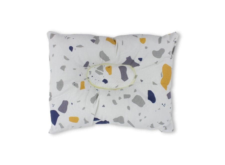 Baby Small Pillow – Off-White with Rock Print Nursery Decor (2)