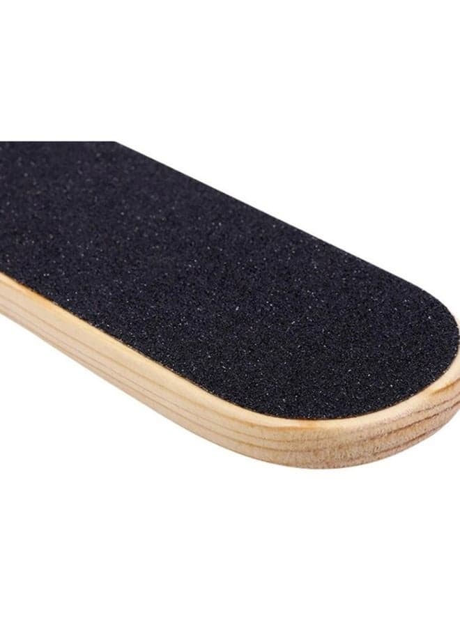 Double Sided Foot Scrubber With Wooden Handle Brown Foot Care (8)