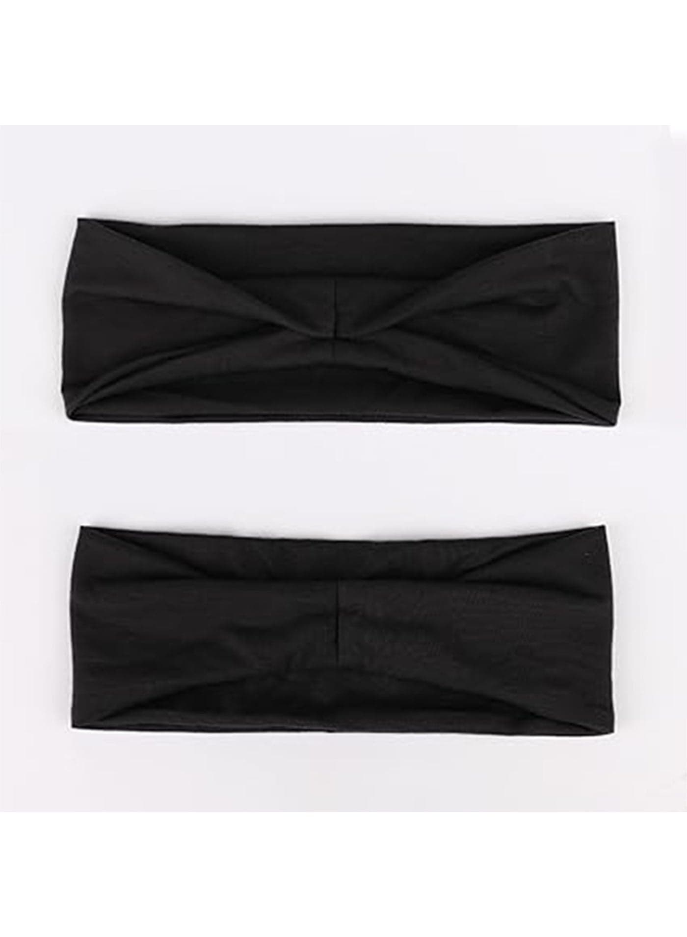Fashion Headbands For Women Wide Headband Yoga Workout Head Bands Hair Accessories(Black) Running & Training Headbands (٦)
