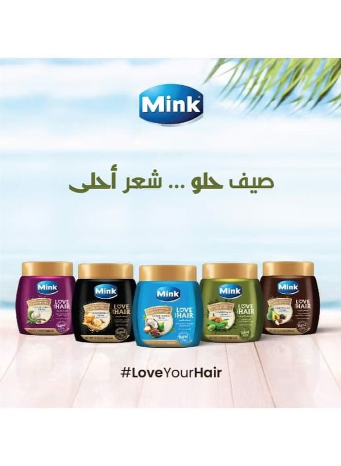 Mink Hair Conditioning Cream With Garlic Rosemary&Castor Oils -400 Ml (Packaging may vary) Hair & Scalp Treatments Masks (6)