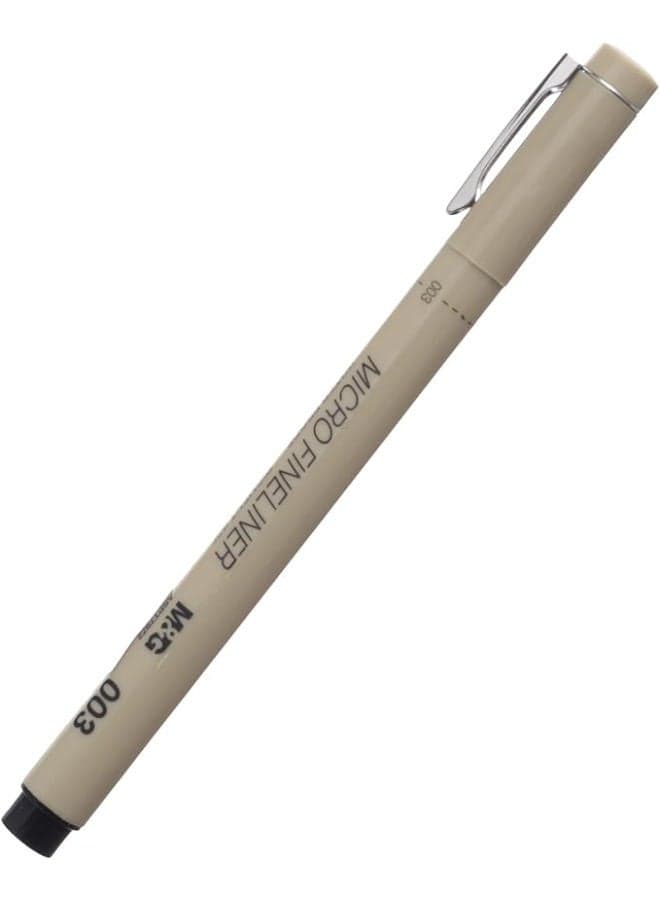 Micro Fineliner Pen, 03mm Ultra-Micro Tip for Ultra-Precise Art and Detailed Sketches (2)