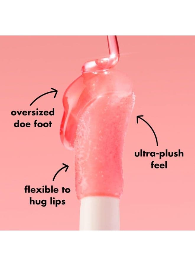 Magic Moisturizing Color Changing Lip Gloss 5 ml Aloe Vera Hydrating Gloss Transparent Tube Doe Foot Applicator (٨)