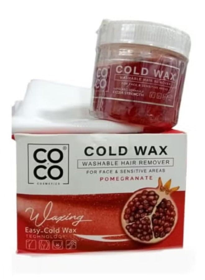 Coco Wax Cold Wax for Hair Removal: Effective Hair Removal from the Roots, Suitable for All Skin Types, 250g Personal Care