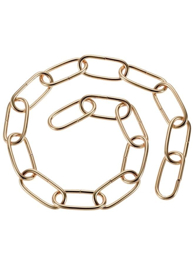 Universal Metal Link Chain for Hanging and Securing 50 cm - Steel Chain for Chandelier Light Fixtures and Decor Building Supplies
