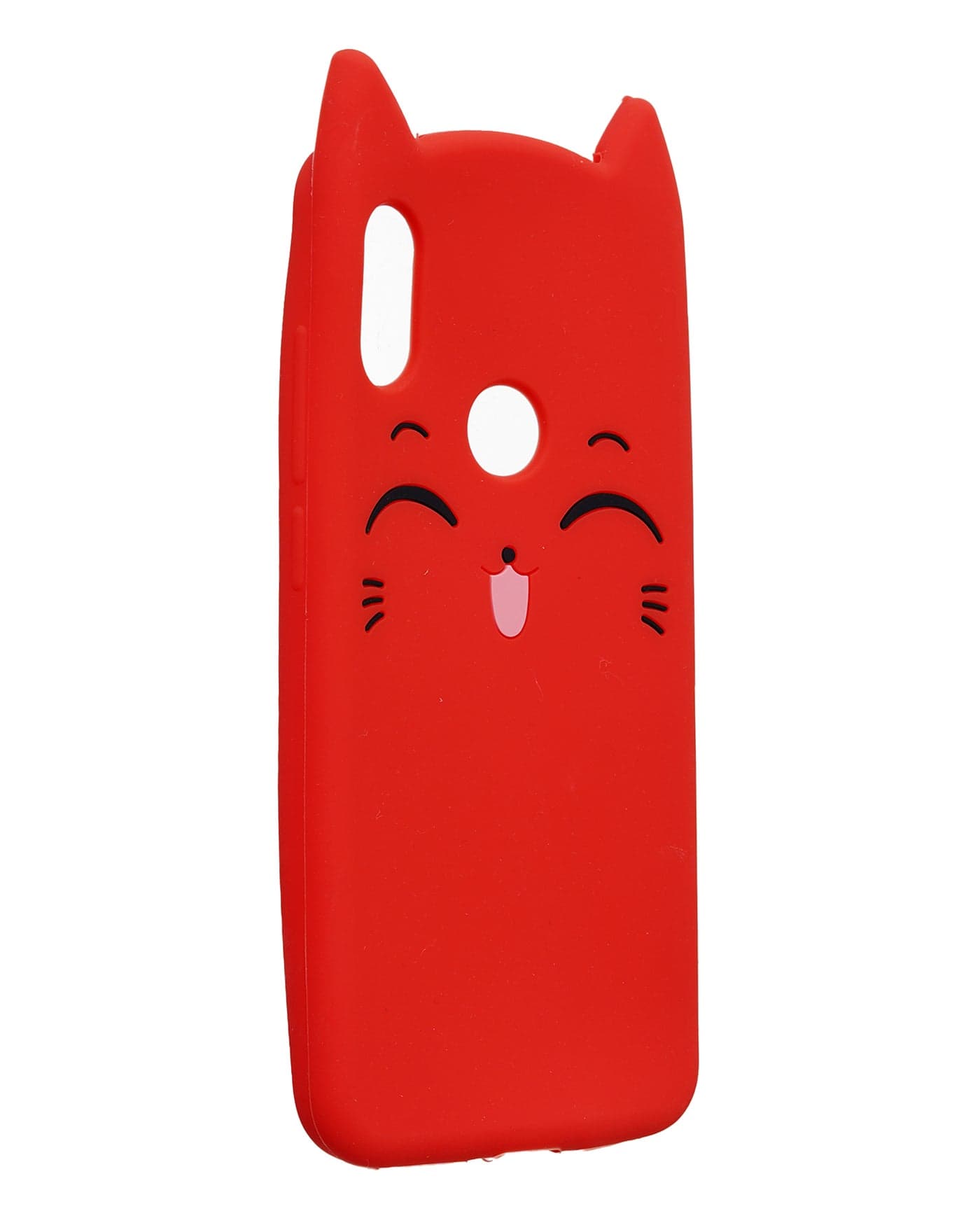 Silicone Mobile Phone Case With Cute Design for Xiaomi Redmi Note 6 Pro - Red (2)