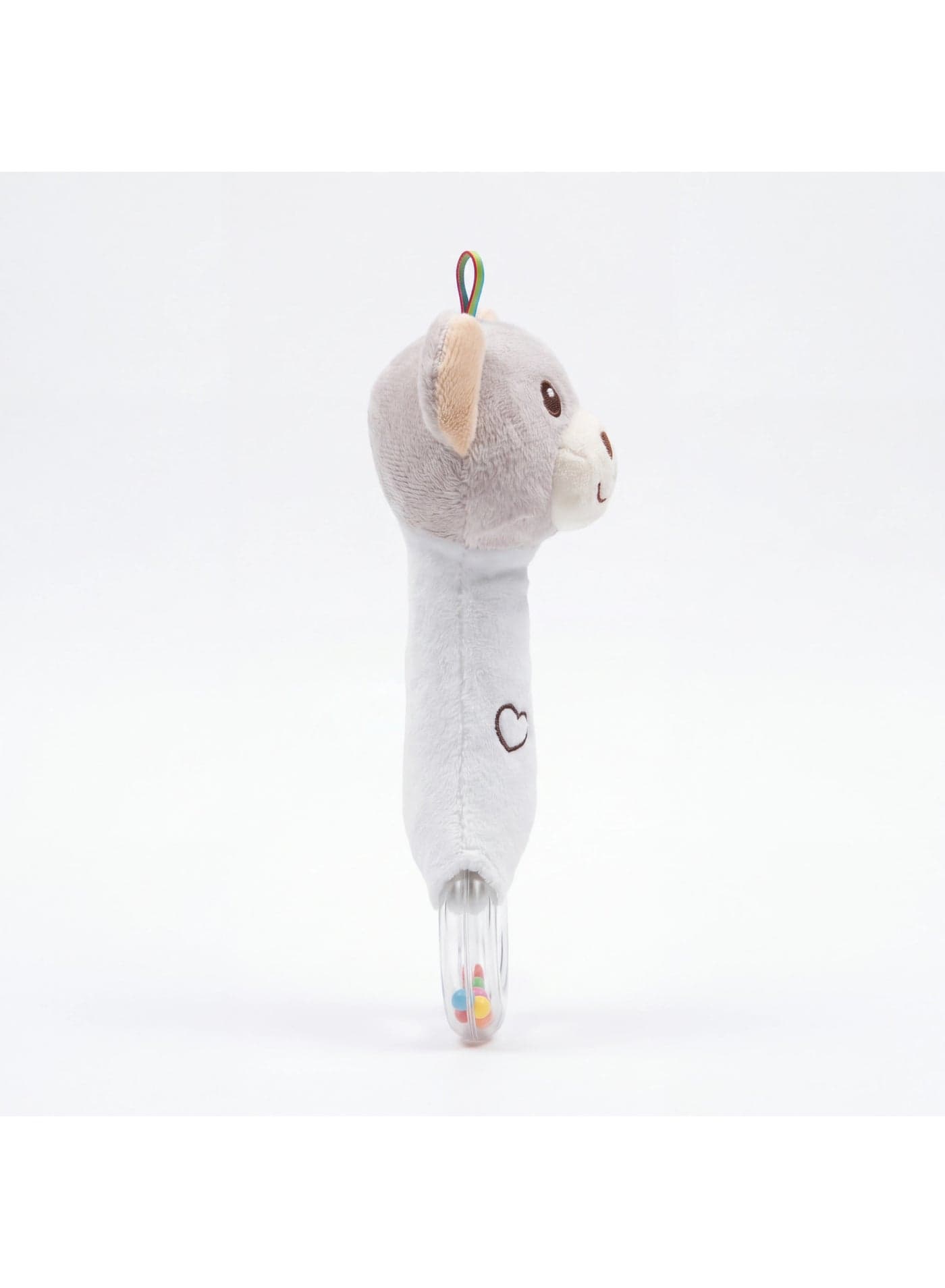 Baby Rattle and Squeak Toy – Soft Plush Developmental Sensory Toy for Newborns and Infants 0-12 Months, 18 cm Keepsake Rattles (٤)