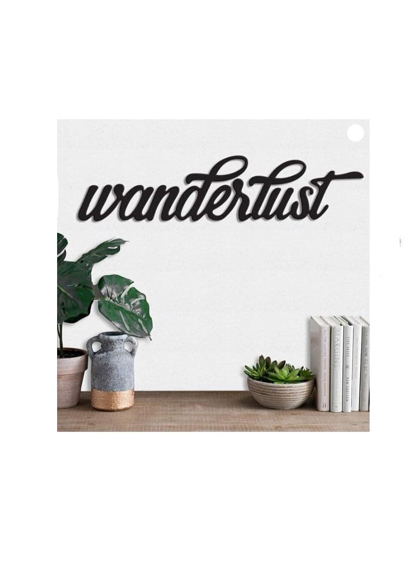 Art Street Travel Wall Sign, Wanderlust Wooden Sign/Wall Hanging for Decor, Home Decorative. Other Wall Art (٣)