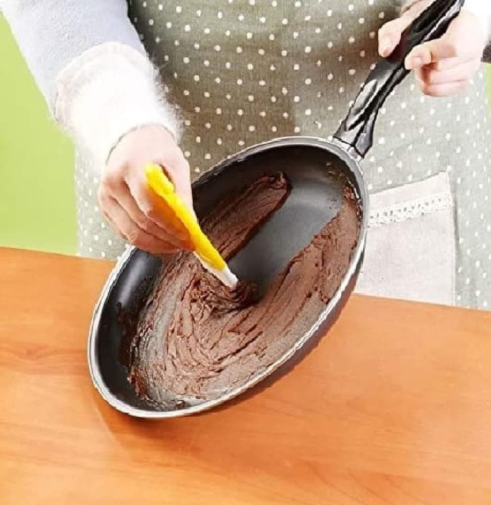 2 Pcs Pan Cleaning Scraper Set - Versatile Kitchen Scraper for Pots & Pans - Multi-Purpose Pastry & Baking Tool with Hanging Hook Barbecue Tools (3)