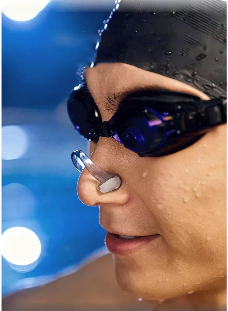 ® Ear Plugs Nose Clip Set Ergonomic Design Comfortable Swim Guard for Swimming Training Swimming Earplugs (٧)