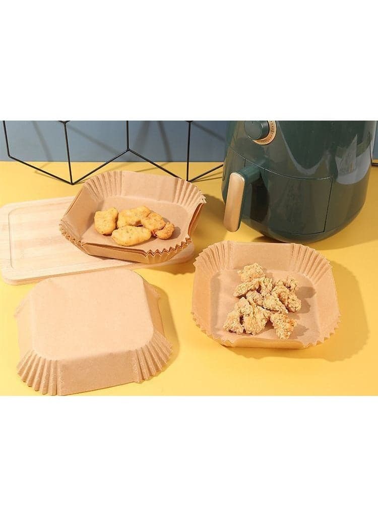 Genuine Square Air Fryer Paper – Heat-Resistant Parchment Paper for Air Fryers