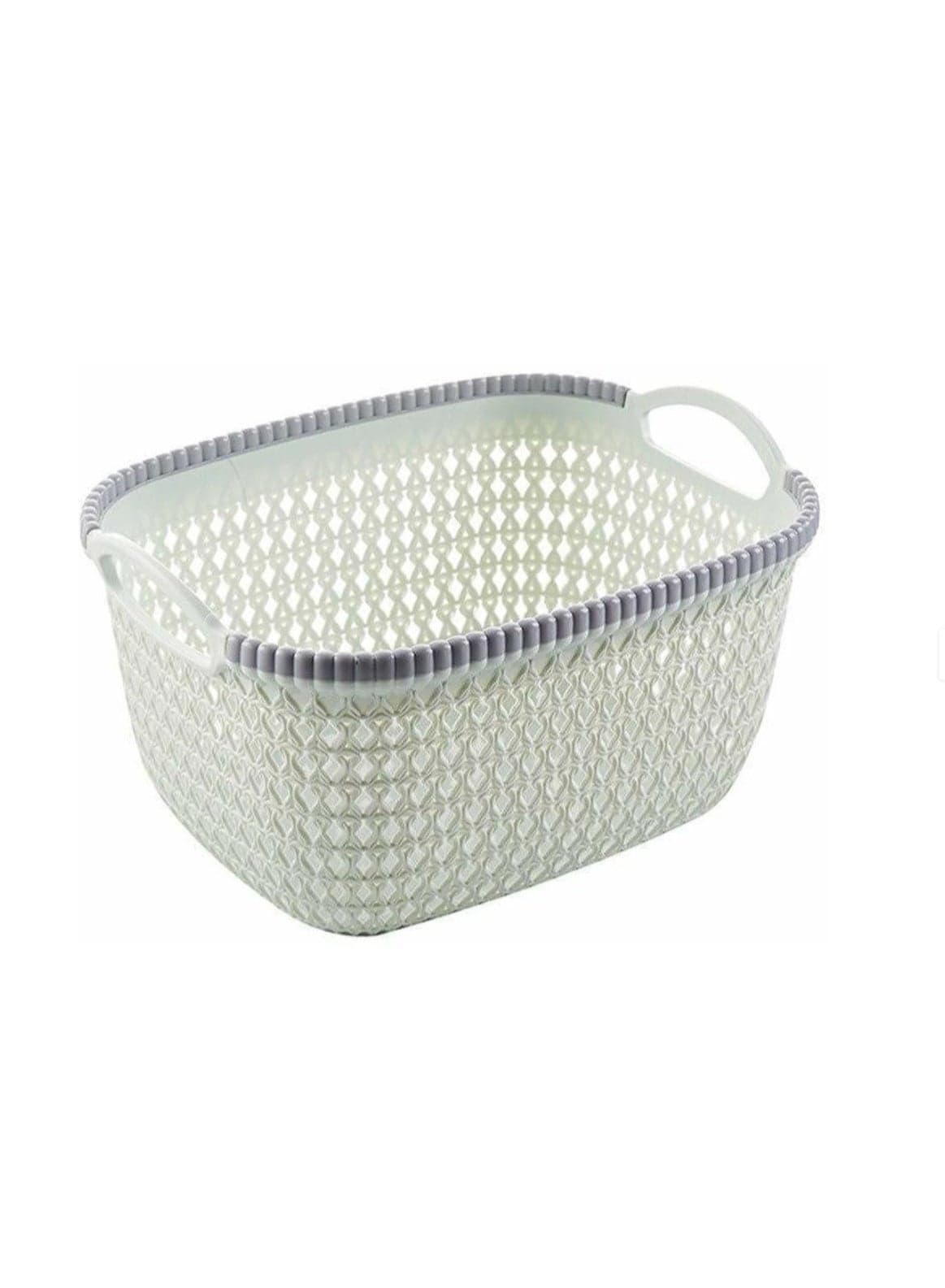Woven Storage Basket and Organizers with Handles, Perfect for Kitchen, Bathroom, Bedroom, Home Decor, Small 23 * 15 * 12cm Storage Baskets & Bins