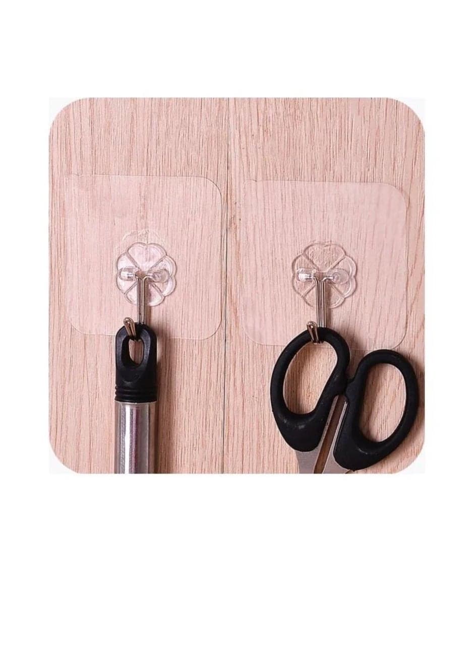 Adhesive Wall Hooks (20 Pack) for Hanging Bathroom, Kitchen and Office Tools, Durable and Strong (3)