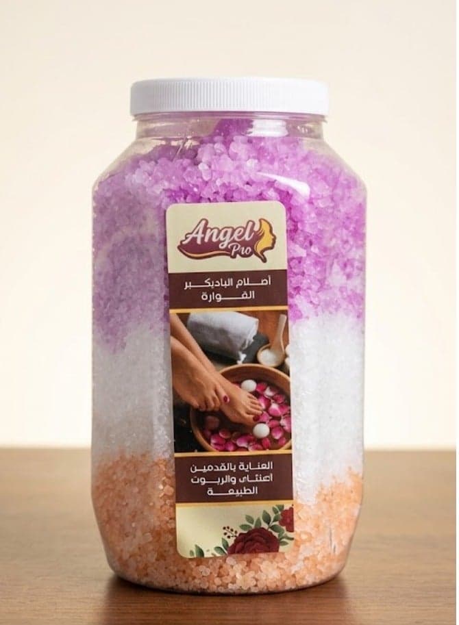 Effervescent pedicure salts for foot care with herbs and natural oils Bath Salts & Soaks