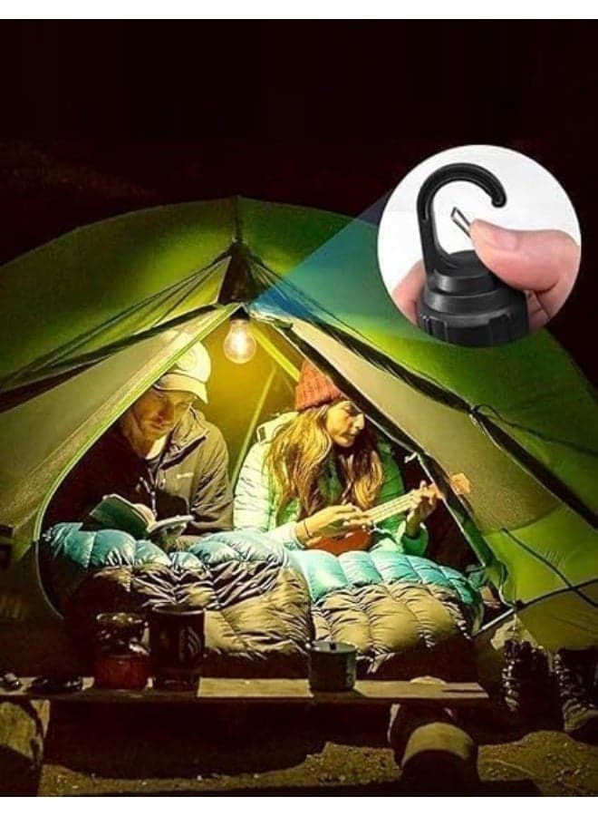 Rechargeable Outdoor LED Lantern – Portable Camping Flashlight with USB Charging, Waterproof and Multi-Mode Hanging Light – Perfect for Hiking, Camping, Emergencies, and Backyard Use-with 3 lighting modes (٧)