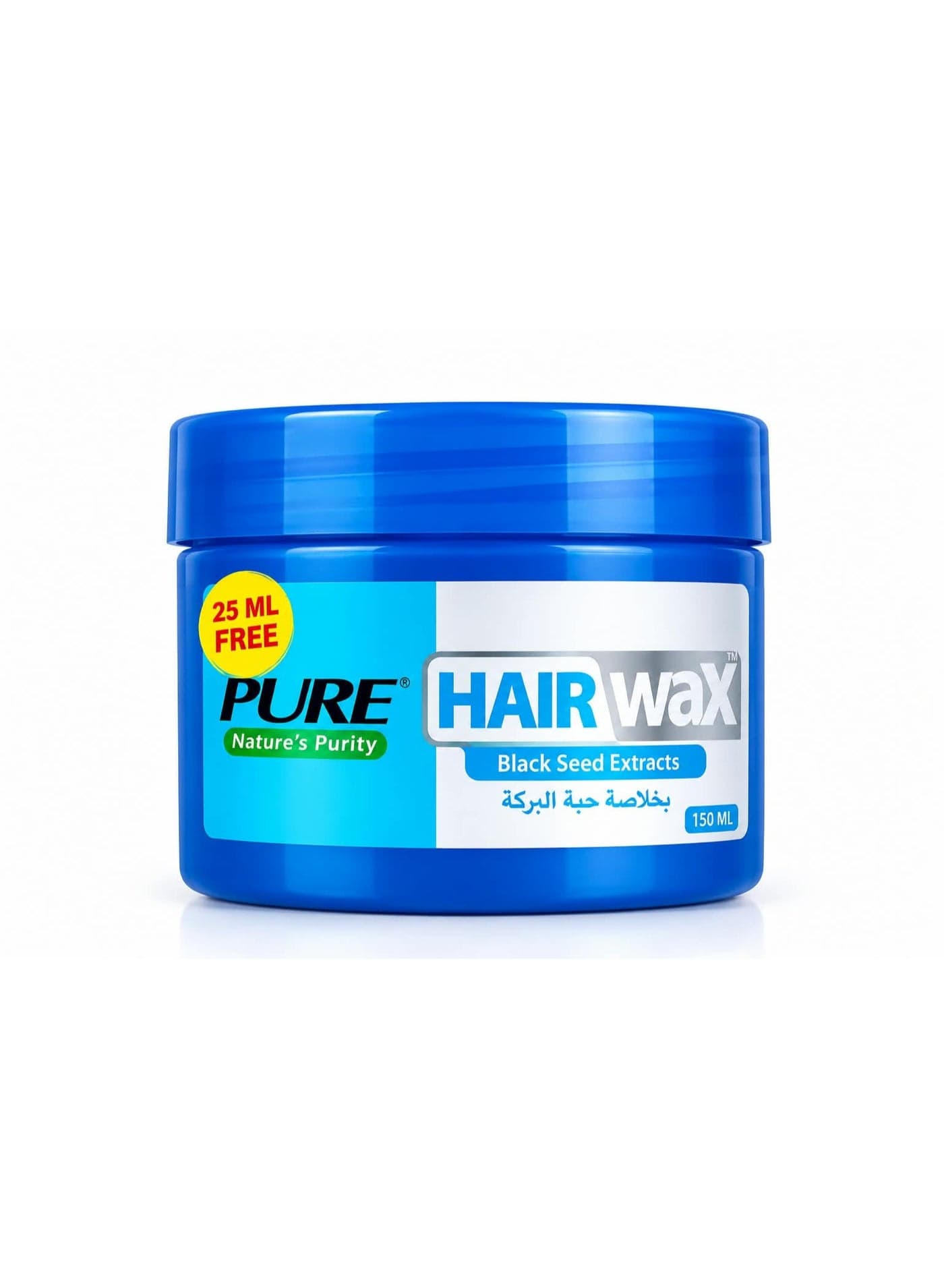 Pure Hair Wax Cream with Black Seed Extract, 125ml + 25ml Free