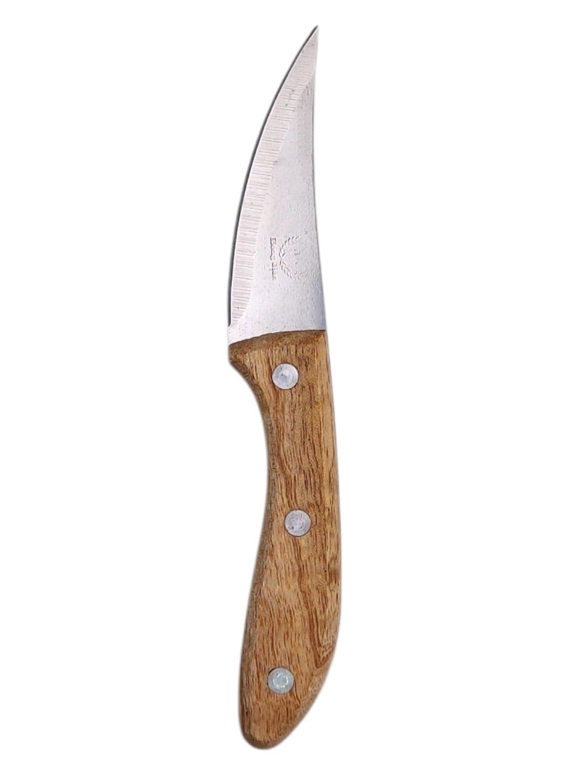 Stainless Steel Knife With A Wooden Handle - 4" Knives