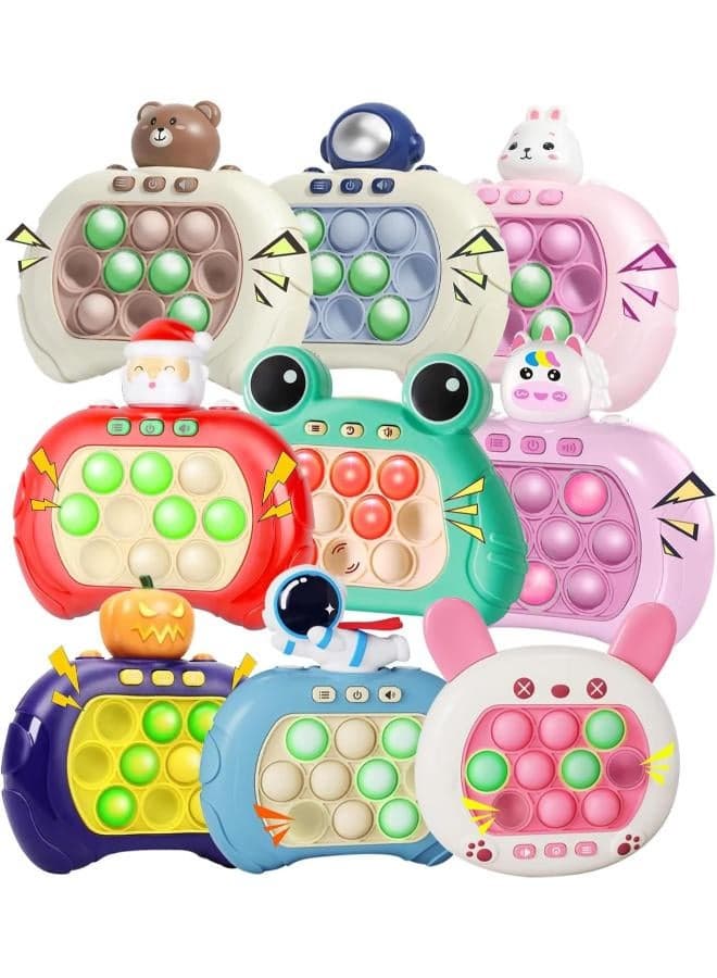 KIDSZONE Pop Quick Push Bubbles Game – LED Fidget Toy, Assorted Shapes Pop It