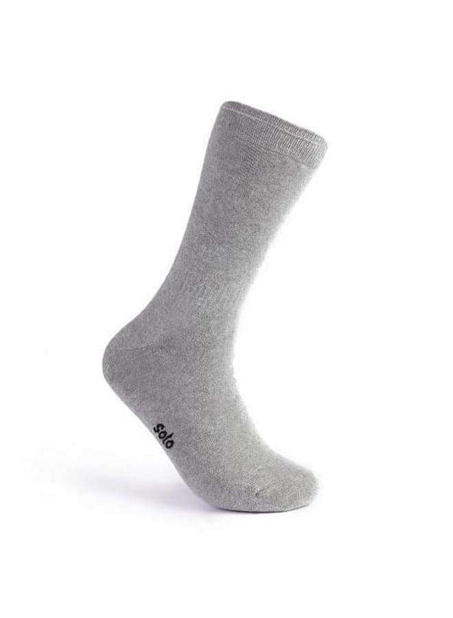 Solo Syrup Full Towel For Men Fully Lined - GREY Women's Socks
