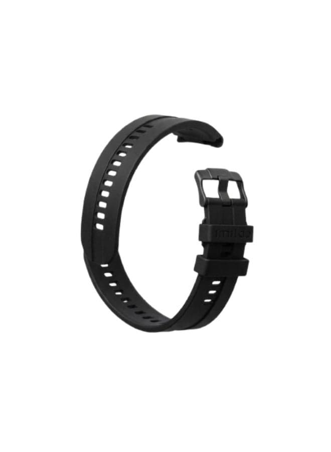 Silicone Smartwatch Band in Black & White with Soft, Flexible Fit for Everyday Use Stylish Dual-Color Replacement Strap, Durable, Lightweight & Comfortable Design (2)