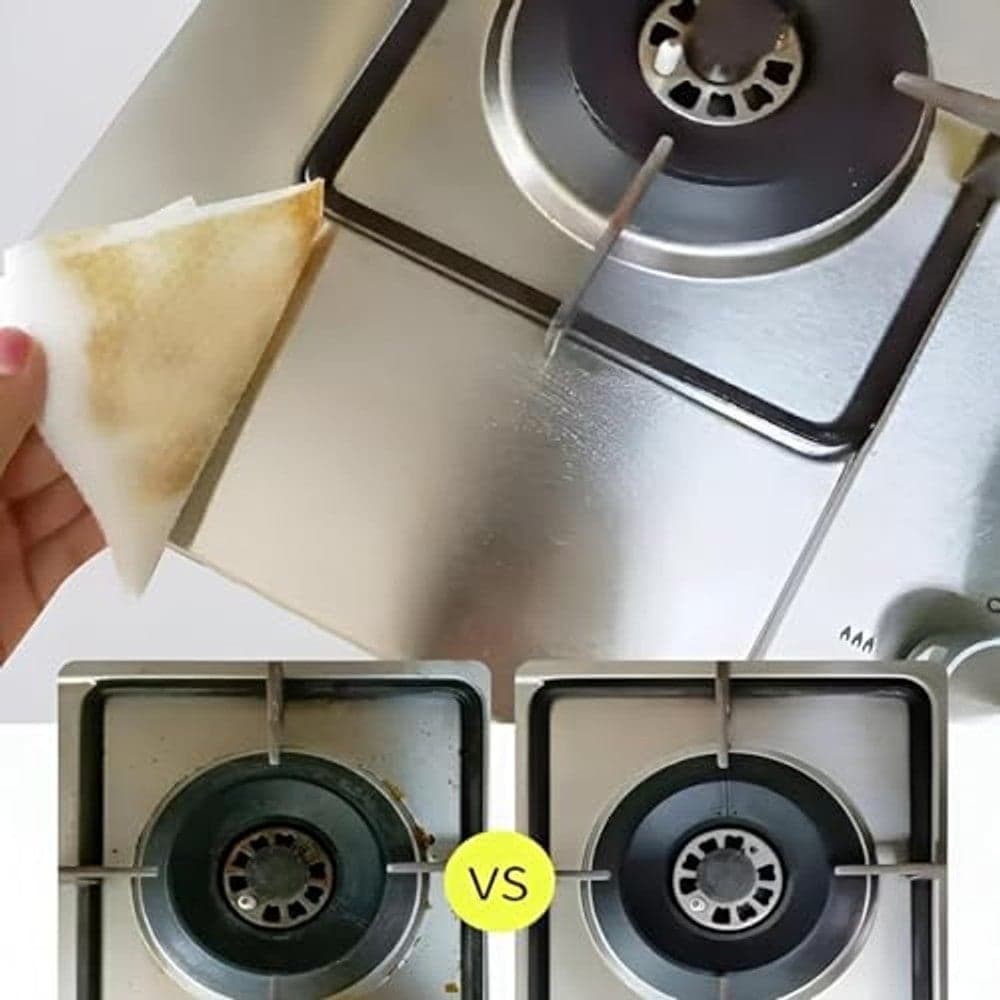 Degreasing Wipes -80 Pcs Safe, Non-Toxic Formulation for Eliminating Cooking Grease from Counters (2PCS) Cleaning Wet Wipes (٤)