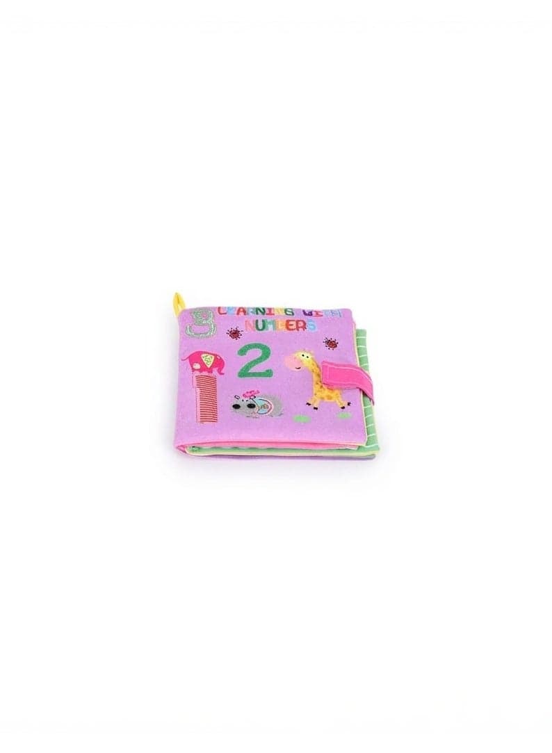 Soft Fabric Number Book for Babies and Toddlers, English Numbers Learning Book with Colorful Pictures and Fun Sounds, Sensory Educational Cloth Book for Touch, Hearing, Focus, Visual Recognition and Early Learning Early Development Toys (2)