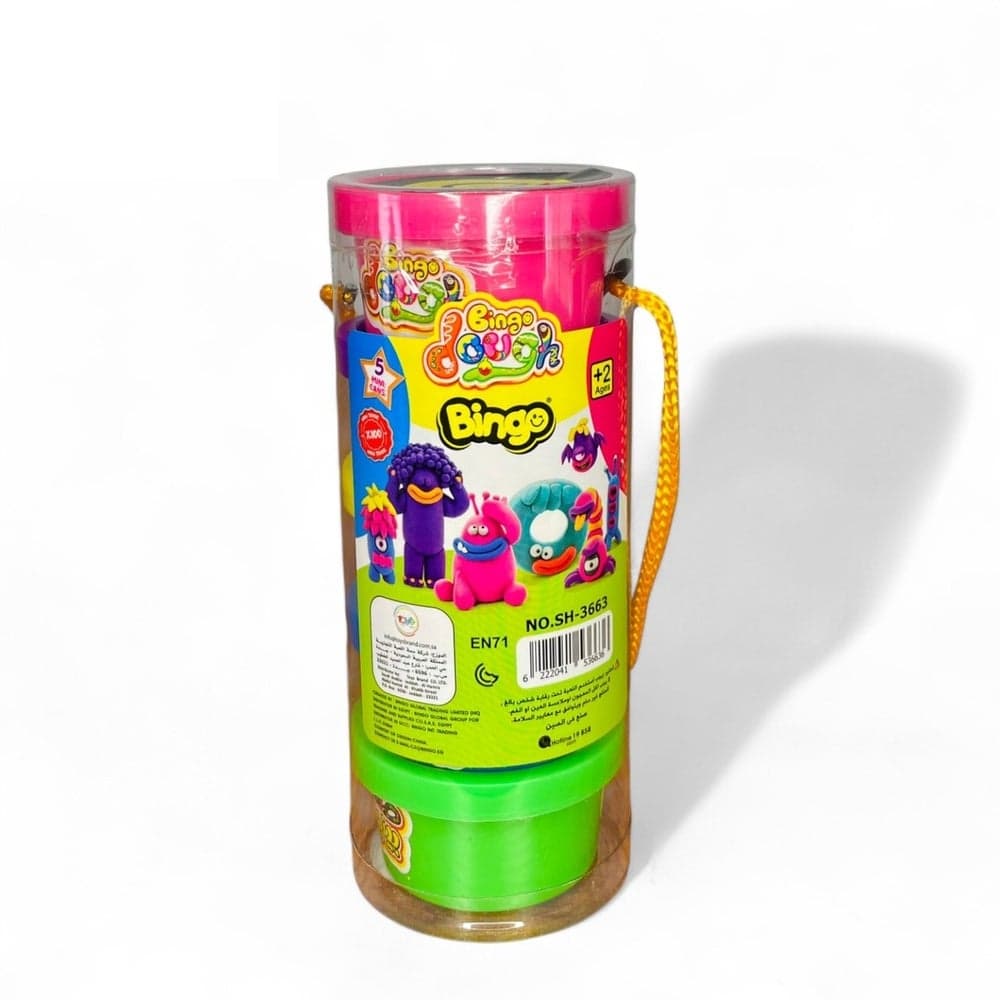 Bingo - Play Dough 5 Mini Can - SH-3663 (2)
