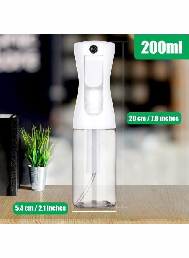 Empty Multi Use Hair Spray Bottle Continuous Water Mister for Curly Hair Fine Mist Salon Spray Bottle 200ml (٥)