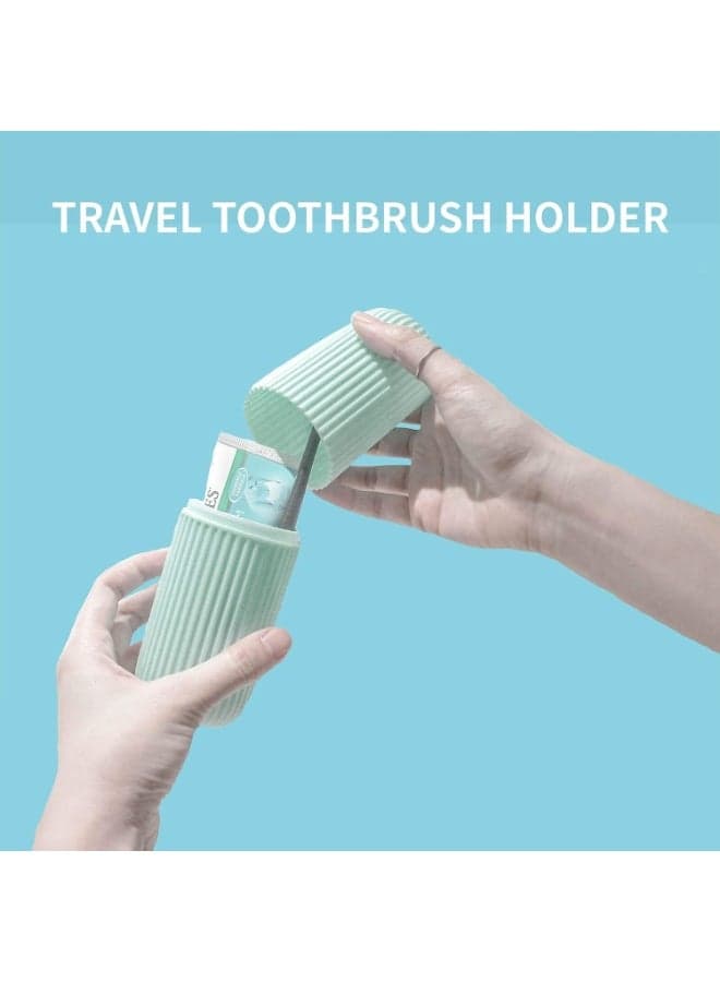1-Pack Travel Toothbrush Case – Portable Toothbrush Holder & Dust-Proof Toothbrush Cover, Hygienic Toothbrush Storage Box, Travel Organizer for Home, School, Business & Camping (٤)