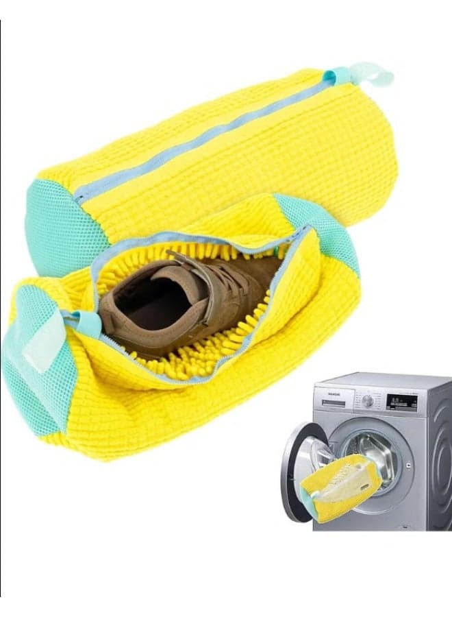Shoe Washing Machine Bag, Shoe Laundry Bag-Reusable, Hangable, Shoe Bag For Washer And Dryer, Shoe Bag For Washing Machine For All Shoe Types And Sizes Travel Laundry Bags (٥)