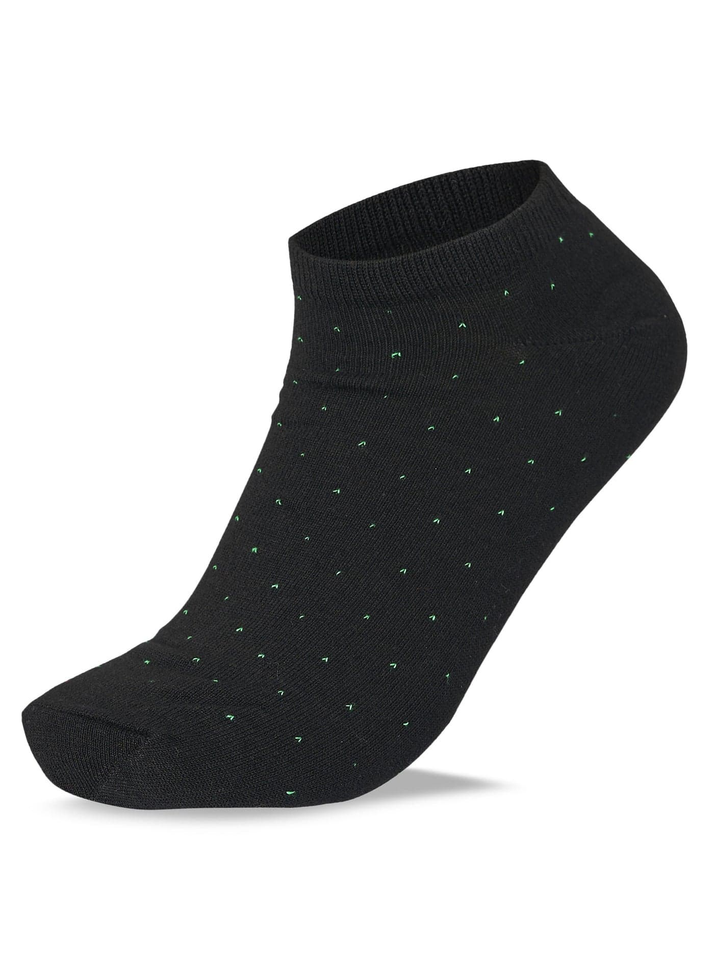 Men Set of 3 Ankle Dots Casual Socks Black-Grey-White Men's Socks (٣)