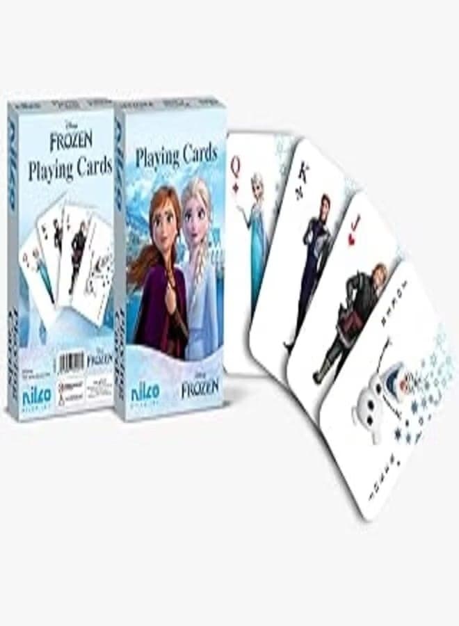 Disney Frozen Playing Cards: Anna and Elsa Standard 52-Card Deck for Kids and Families