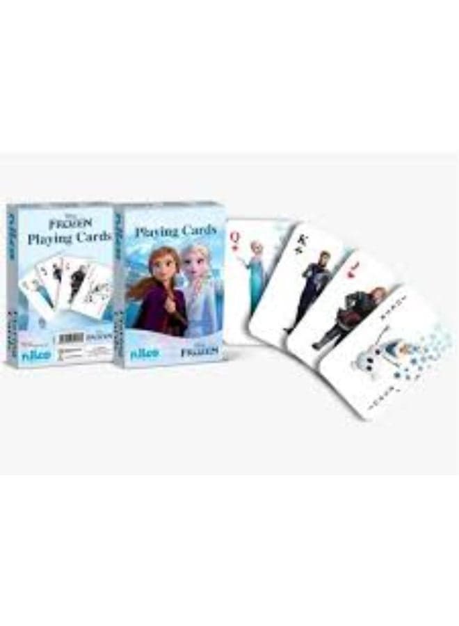 Disney Frozen Playing Cards: Anna and Elsa Standard 52-Card Deck for Kids and Families (٤)