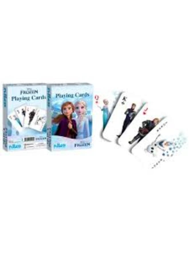 Disney Frozen Playing Cards: Anna and Elsa Standard 52-Card Deck for Kids and Families (٣)