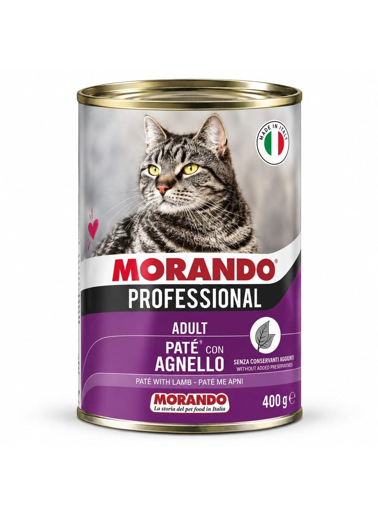 MORANDO Professional Adult Lamb Pâté Wet Cat Food – 400g Can Cat Wet & Canned Food
