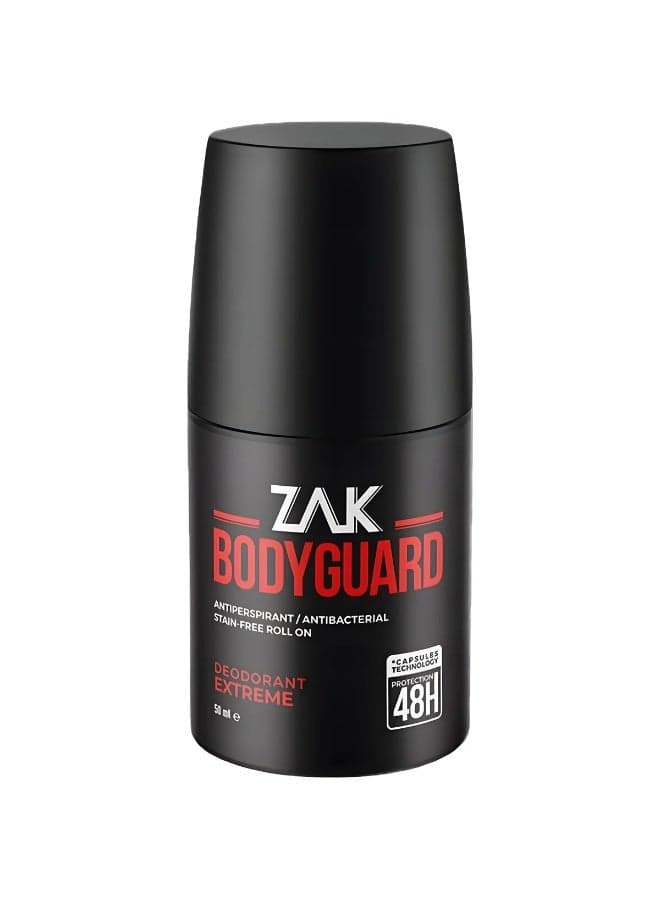 Zak Deodorant Roll On Carbon Body Guard 48H 50 Ml (Packaging may vary) Deodorants & Antiperspirants (٣)