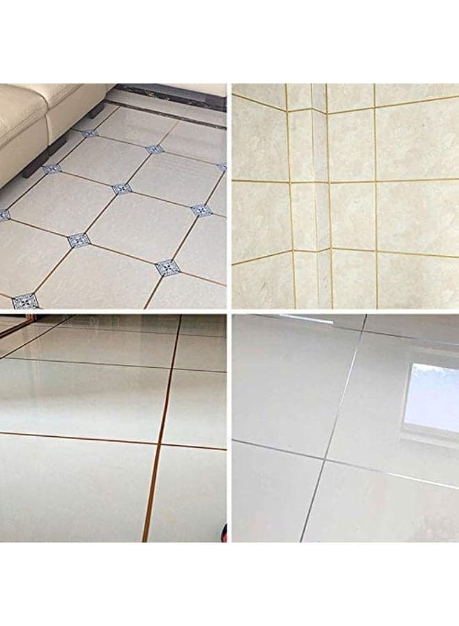 Wall Mildewproof Stickers DIY Self Adhesive Tile Gap Tape For Decor Ceramic Tile and Beautify Living Room Floor (silver, 0.5cmX50m) C-214 Wallpapers (٦)