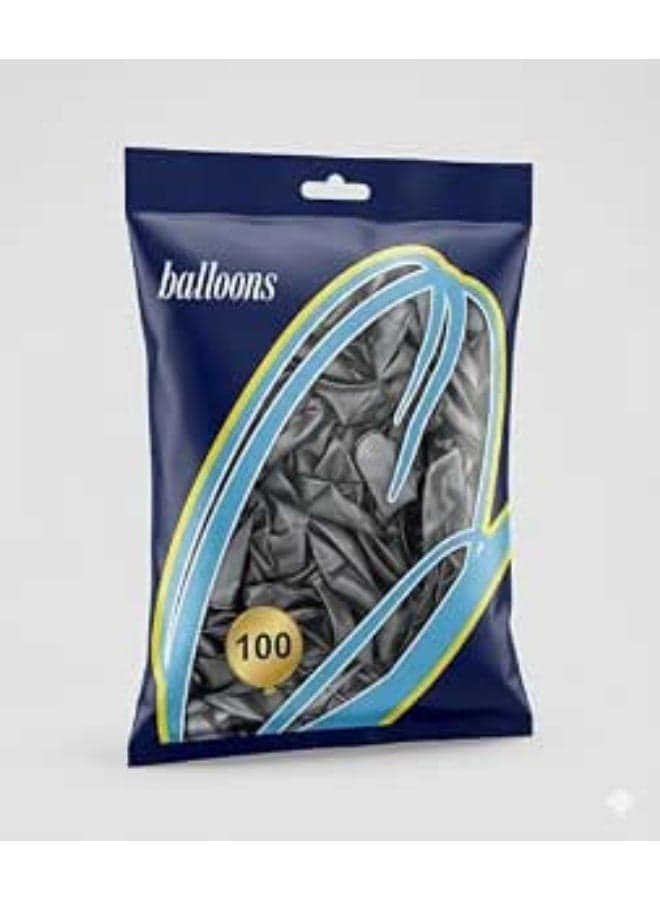 Gray Latex Balloons, Pack of 100