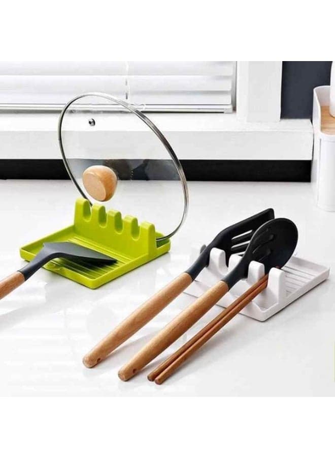 4 Slots Spoon Spoon Stand for Kitchen, Spoon Stand, Spoon Holder, Spatula Holder for Kitchen, Cutlery Stand, Cutlery Stand for Kitchen, Utensil Holder for Kitchen - 1 Pcs