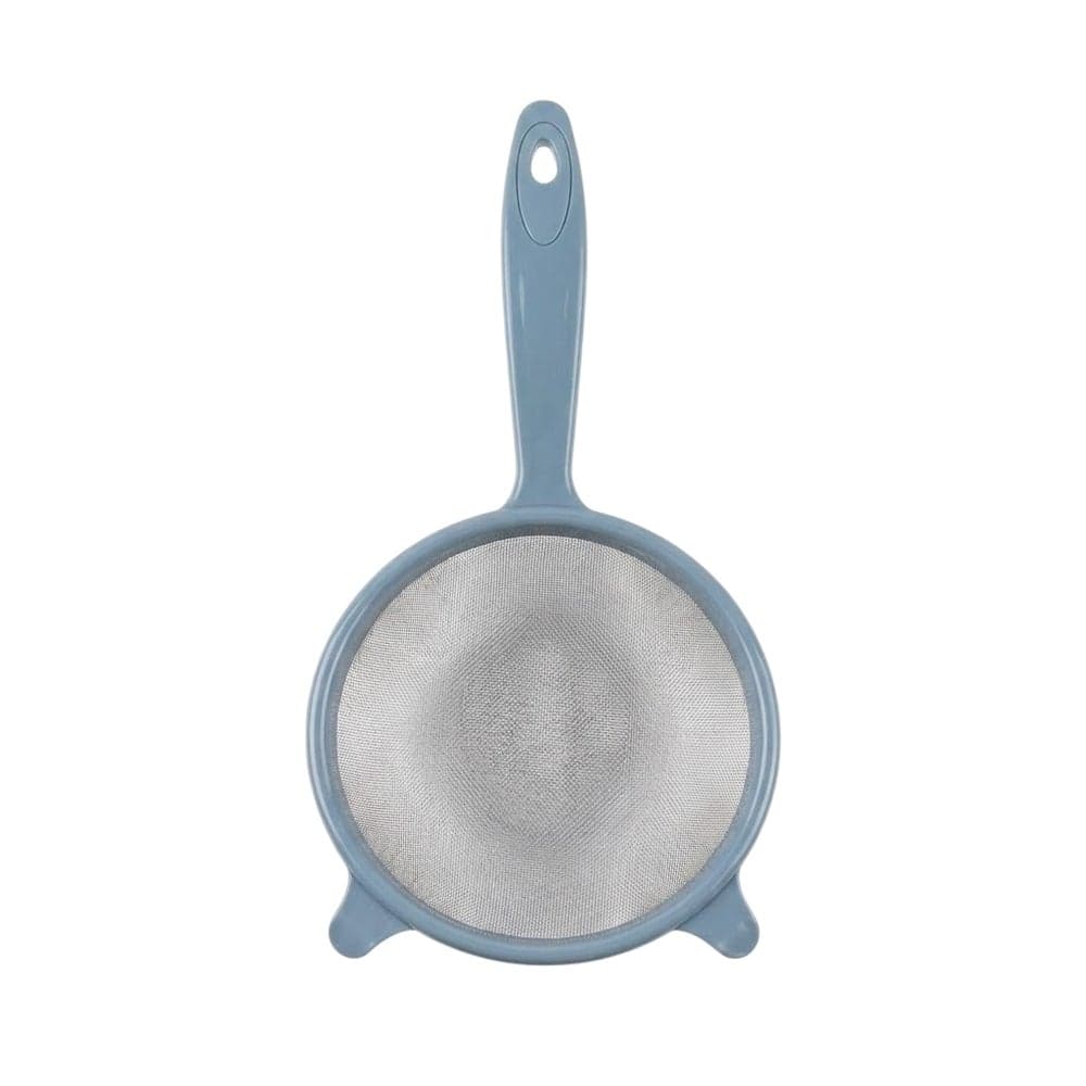 مصفاة مطبخ شبكية دقيقة عالية الجودة بمقبض مريح ازرق - 095-16CM Colanders & Food Strainers