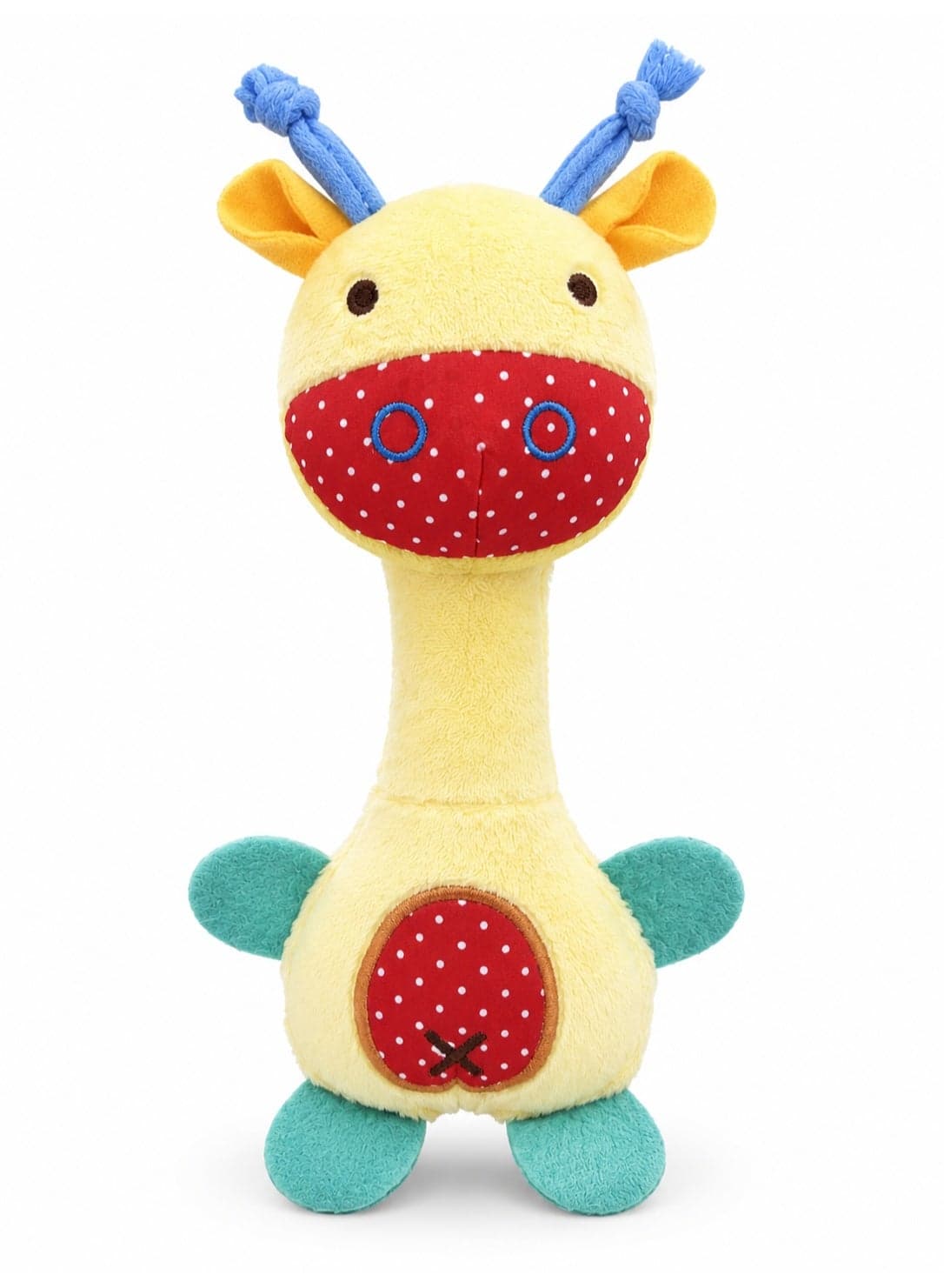 Baby Plush Rattle Toy Hand Bell Infant Sensory Development Toy (2)